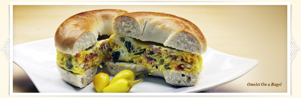 Omelet on a Bagel